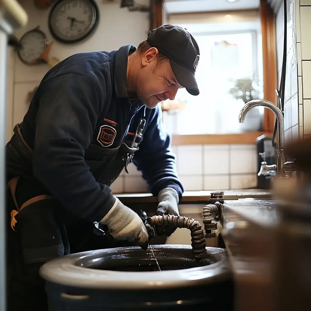 drain clogging with plumber cologne